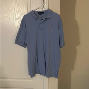 Polo by Ralph Lauren Men's Sky Blue Polo Shirt